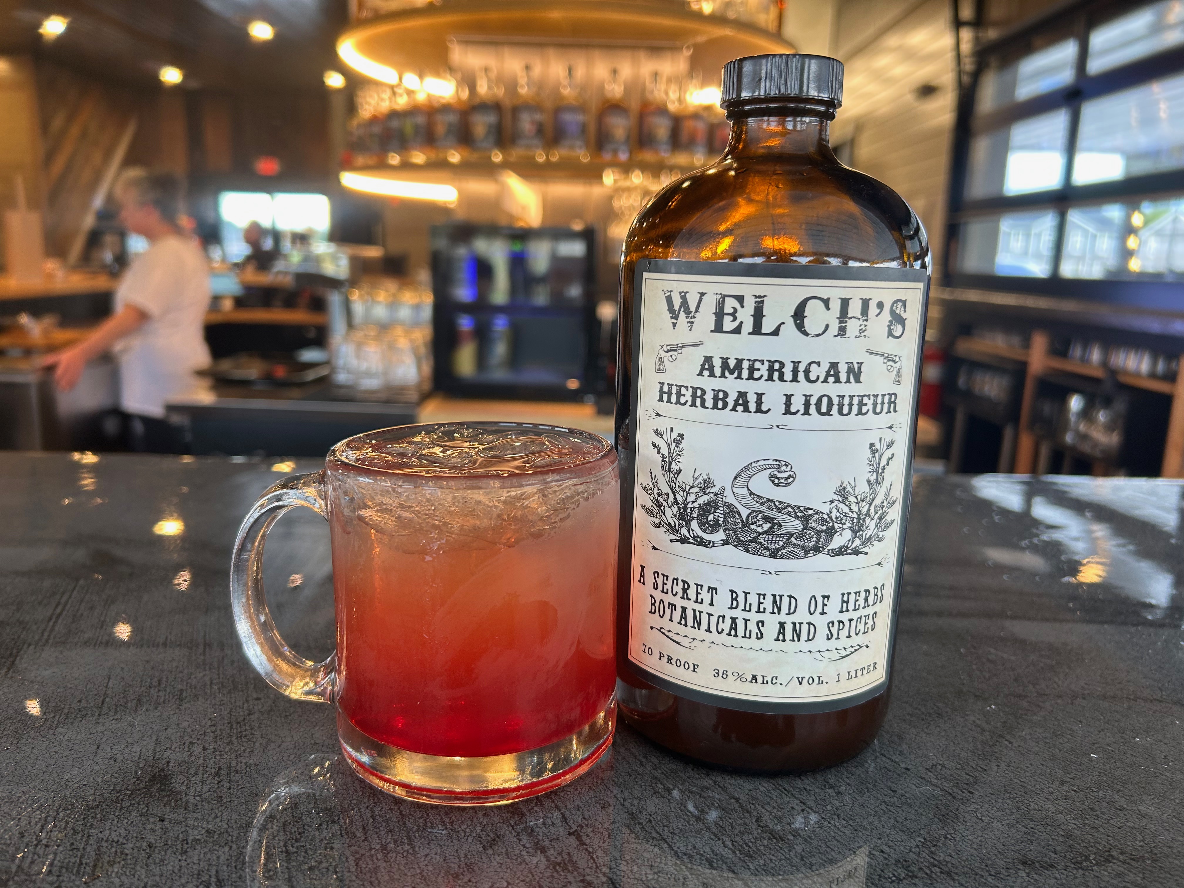 Blood orange mule
