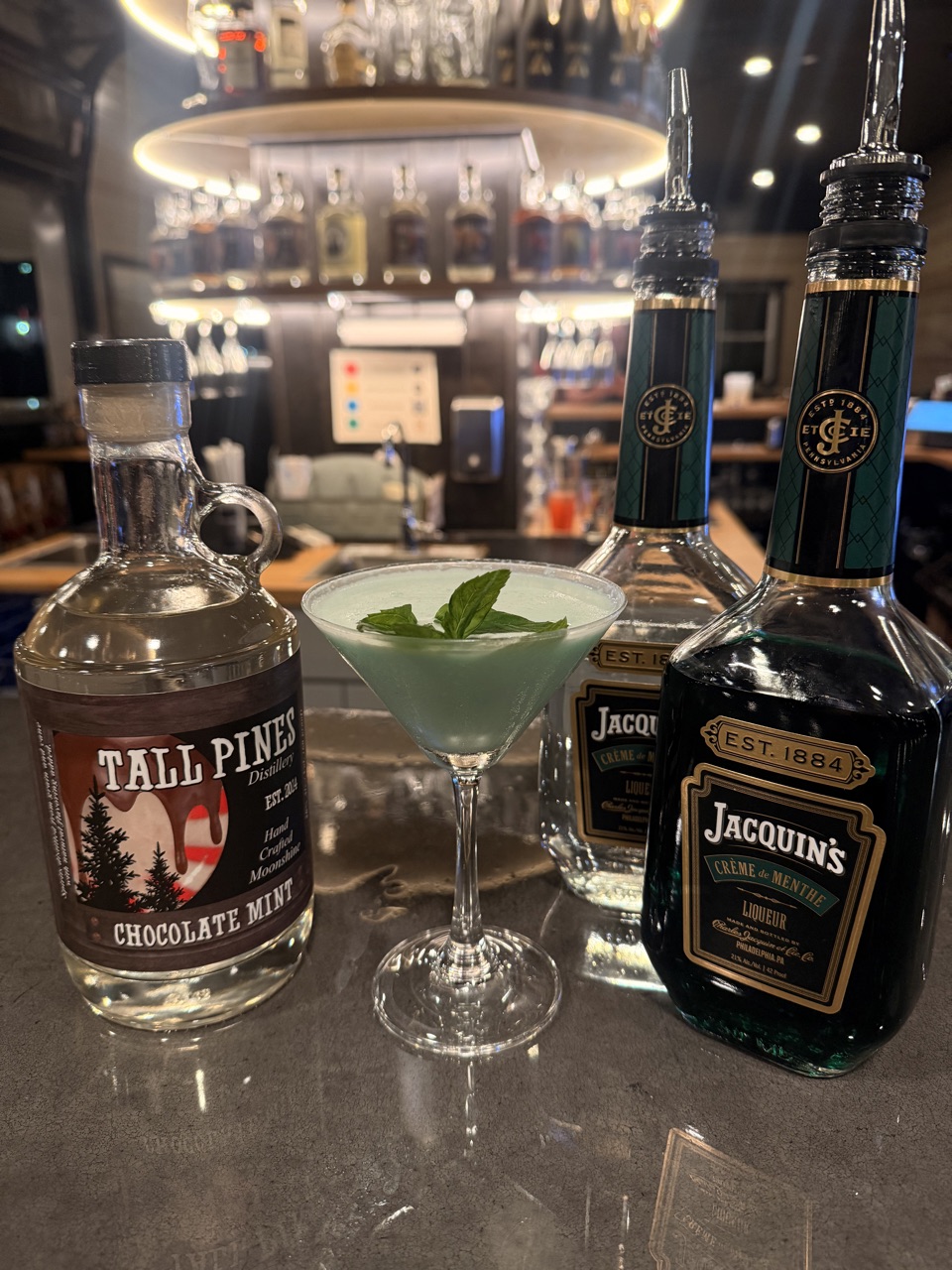 Grasshopper martini